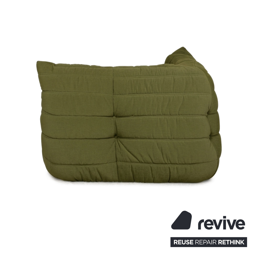 Ligne Roset Togo Stoff Sessel Ecke Waldmeister Grün Neubezug MALOU 157