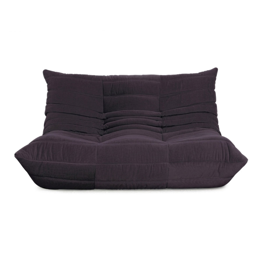 Ligne Roset Togo Stoff Zweisitzer Anthrazit Neubezug