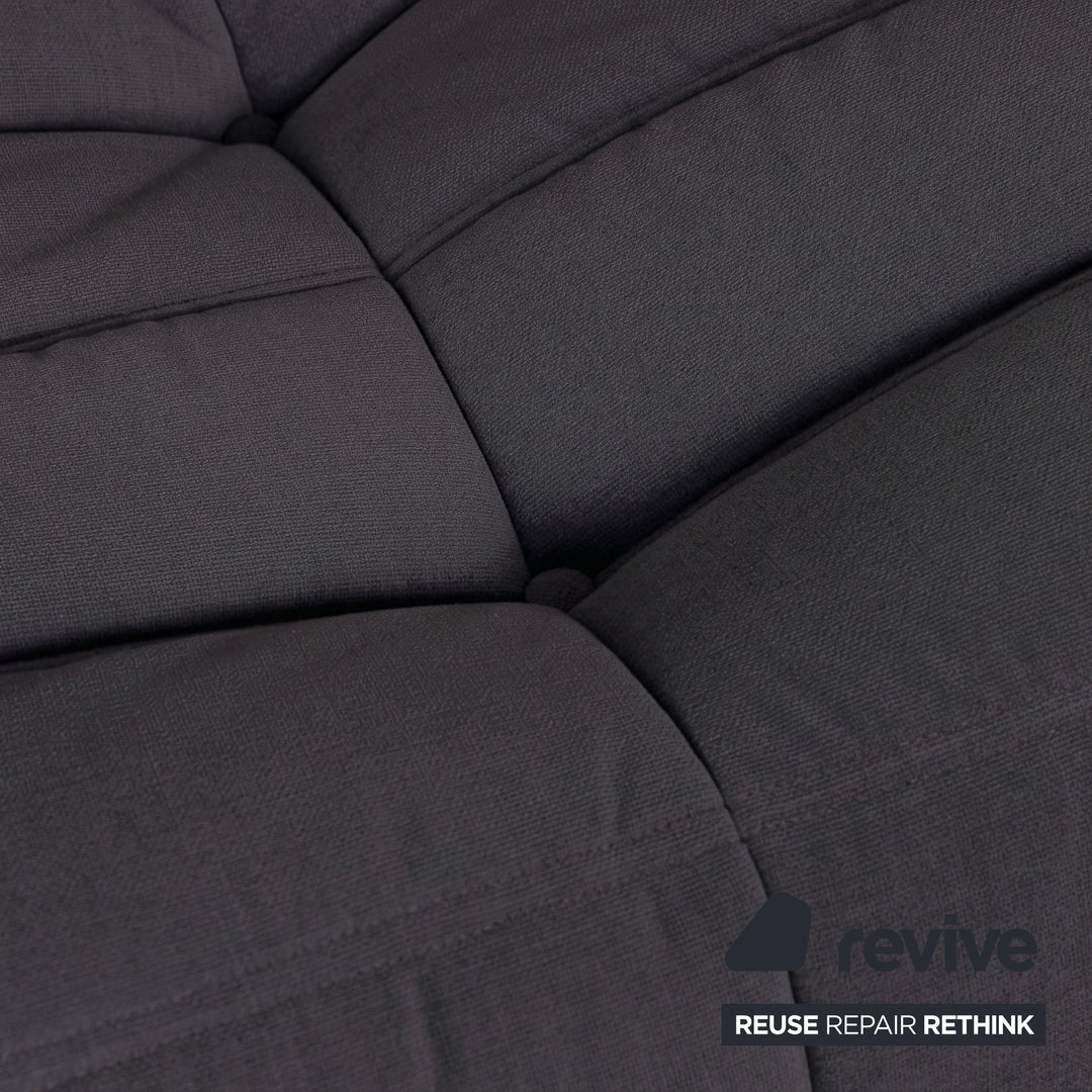Ligne Roset Togo Stoff Zweisitzer Anthrazit Neubezug