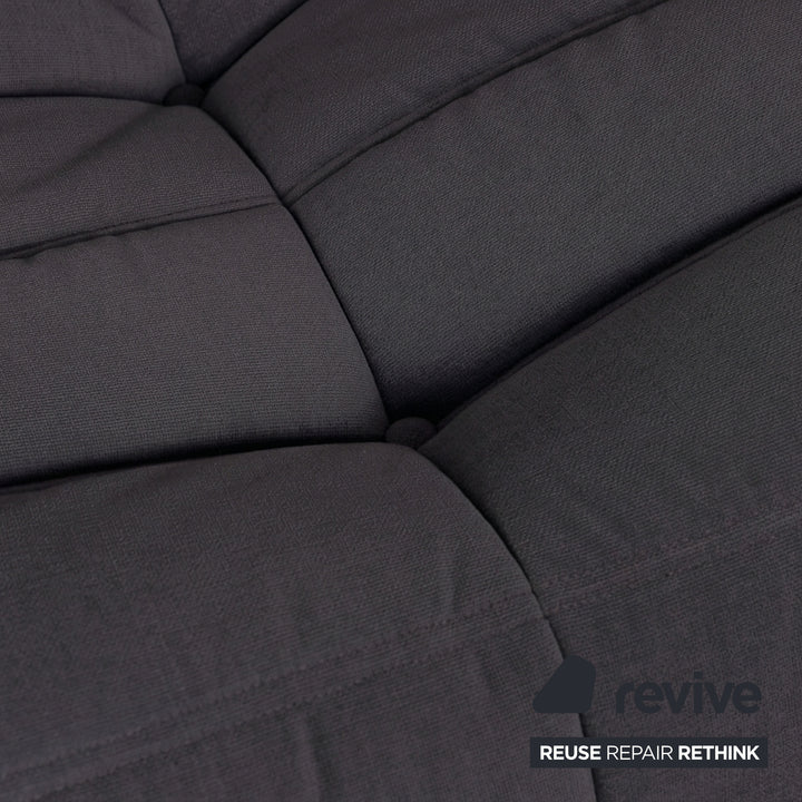 Ligne Roset Togo Stoff Zweisitzer Anthrazit Neubezug