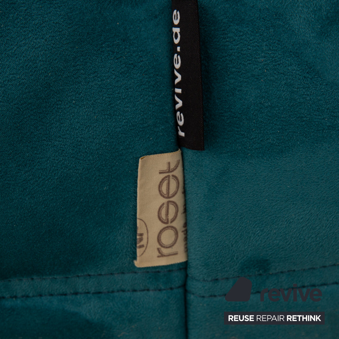 Ligne roset Canapé 2 places en tissu Togo bleu housse neuve