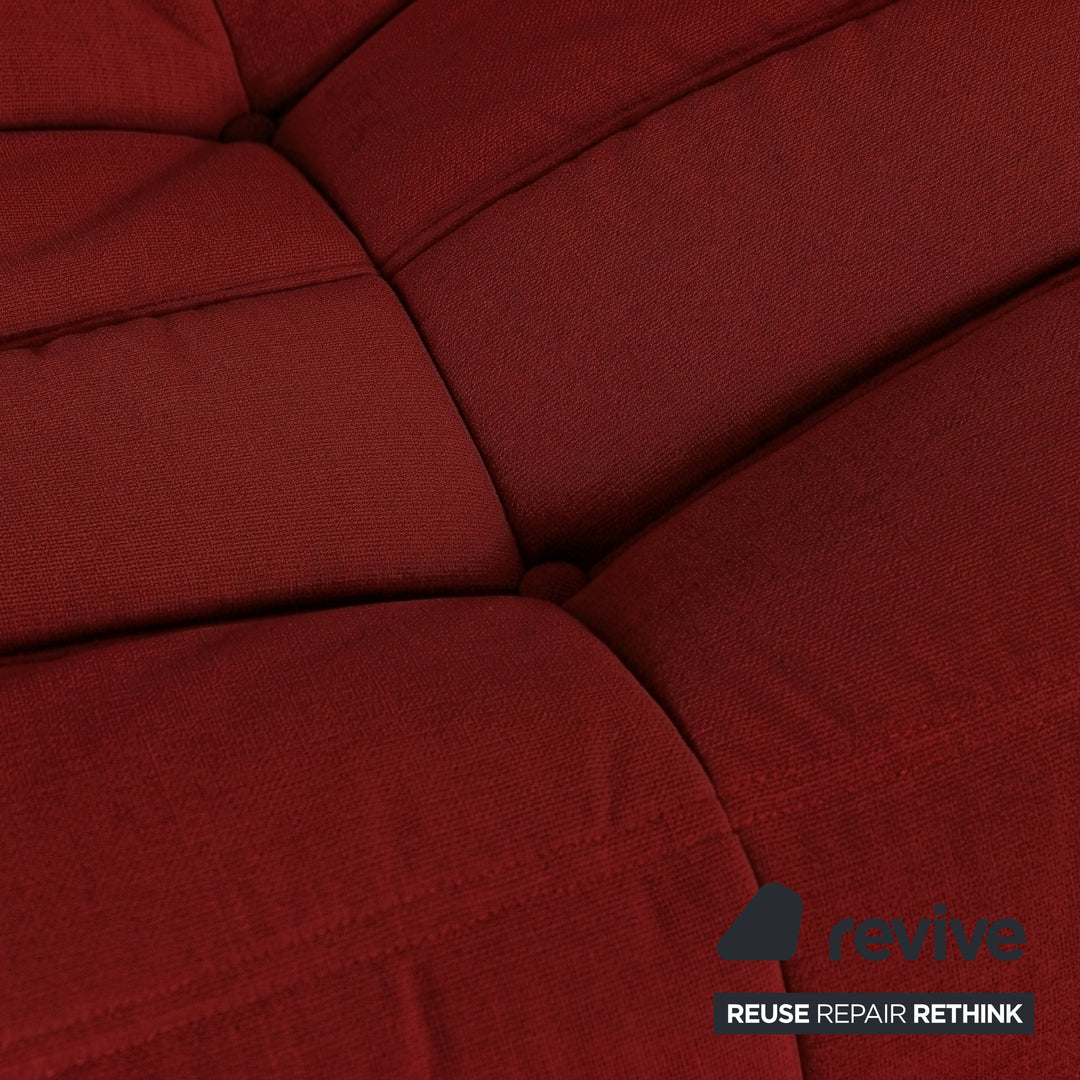 Ligne Roset Togo Stoff Zweisitzer Bordeaux Neubezug