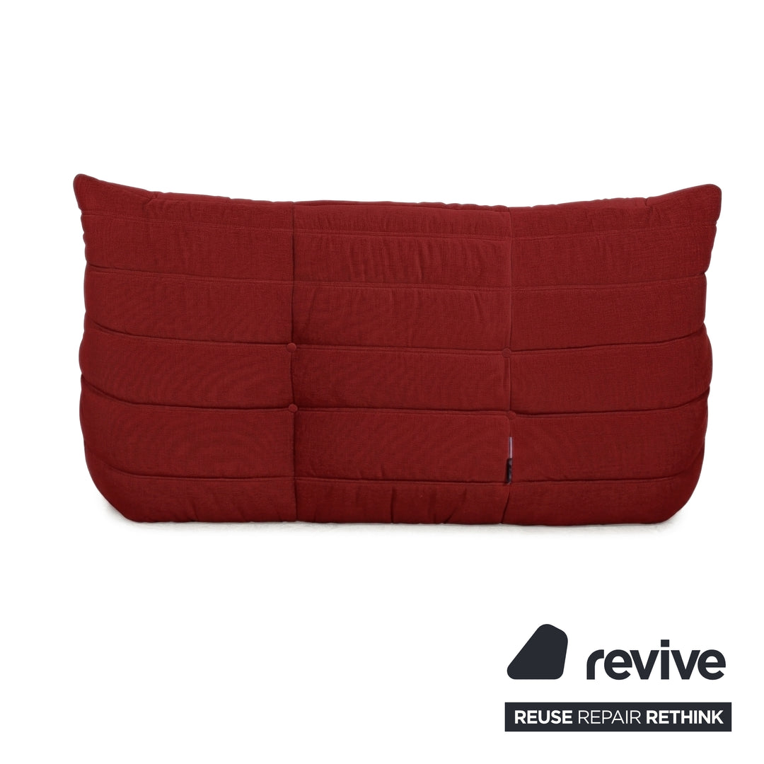 Ligne Roset Togo Stoff Zweisitzer Bordeaux Neubezug