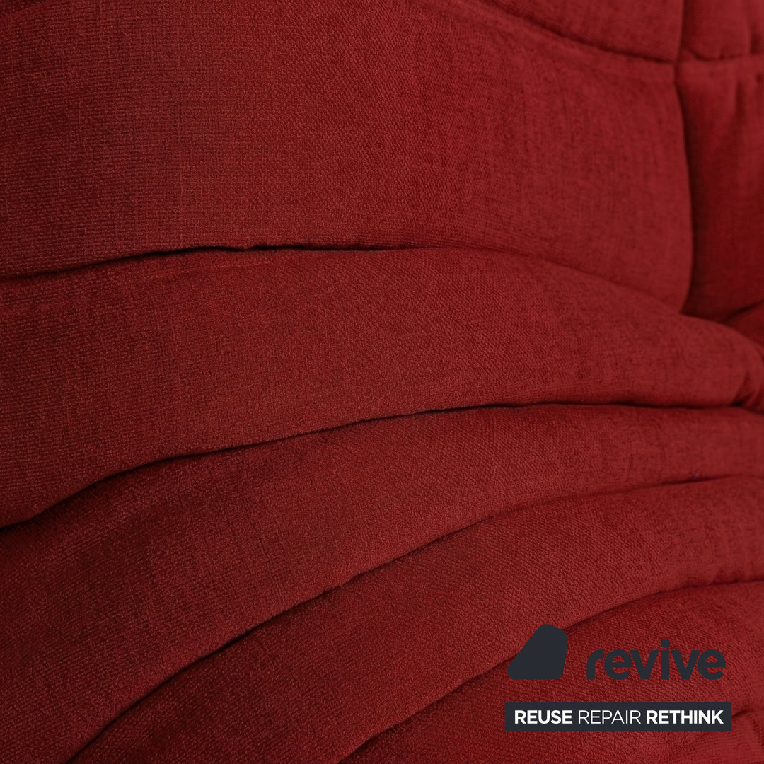 Ligne Roset Togo Stoff Zweisitzer Bordeaux Neubezug
