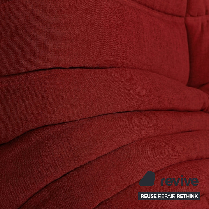 Ligne Roset Togo Stoff Zweisitzer Bordeaux Neubezug