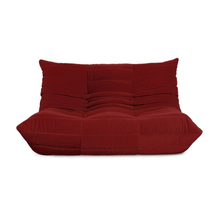 Ligne Roset Togo Stoff Zweisitzer Bordeaux Neubezug