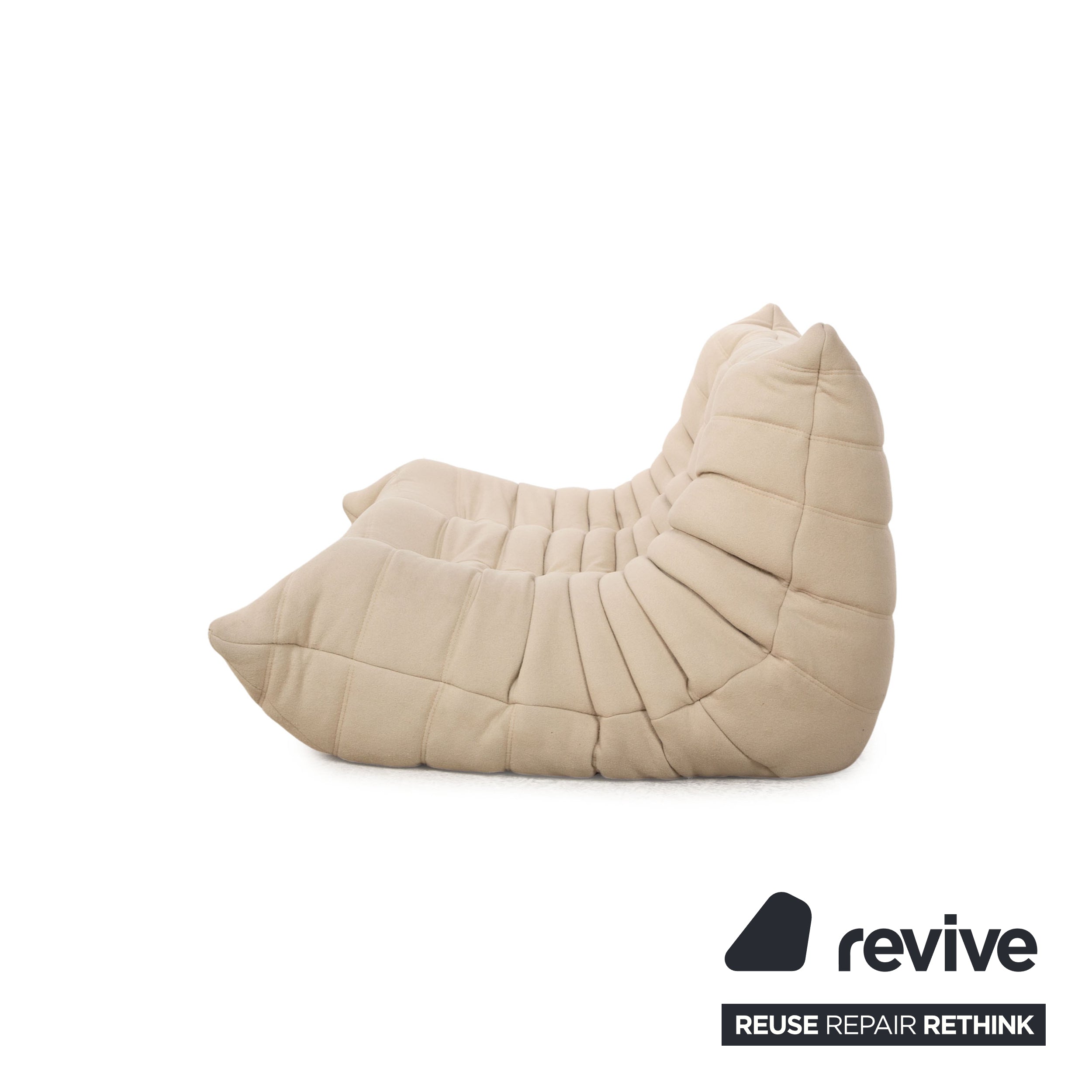 Ligne Roset Zweisitzer Togo Creme Stoff - 2. Hand - Revive.de