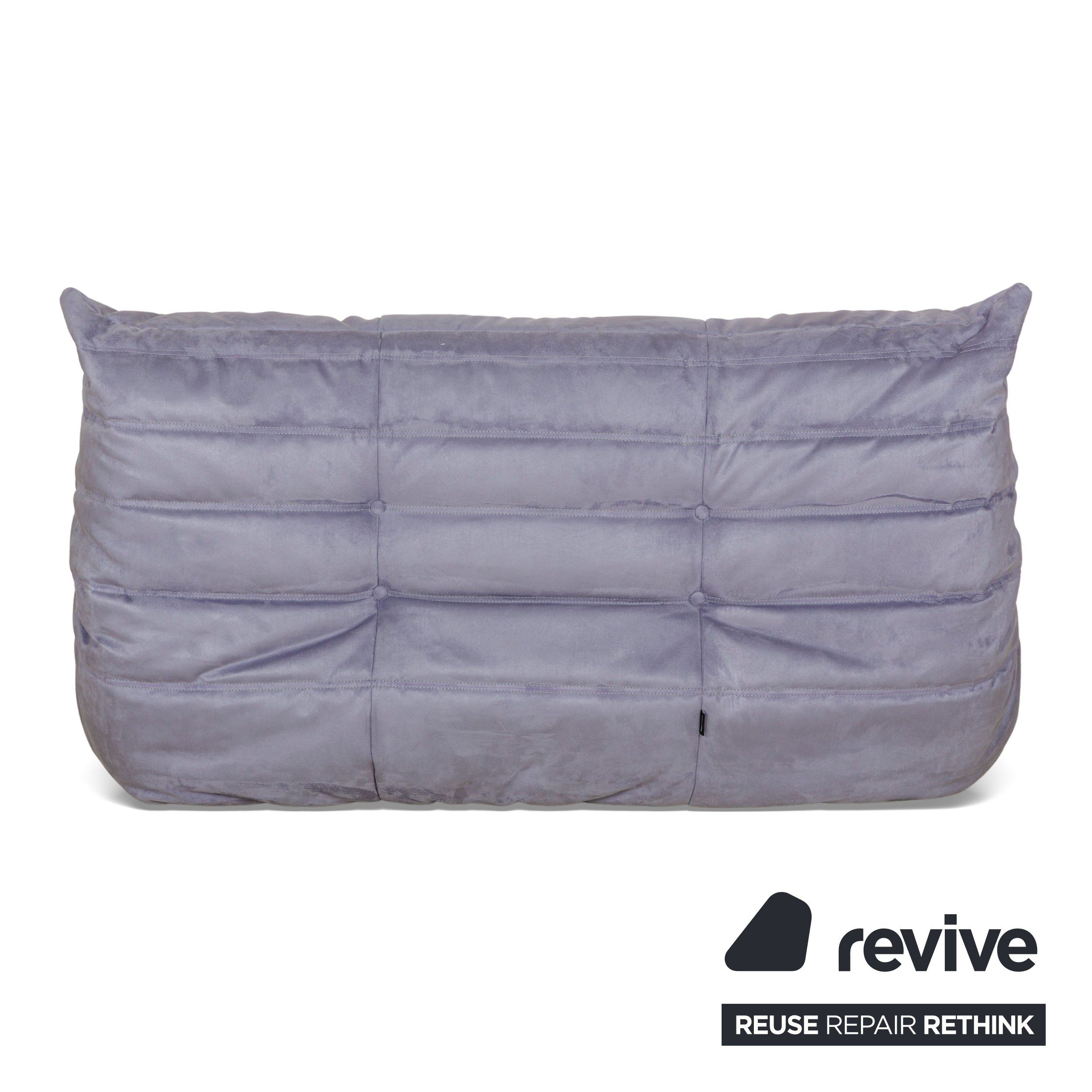 Canapé deux places en tissu Togo gris Denver 391 Ligne Roset
