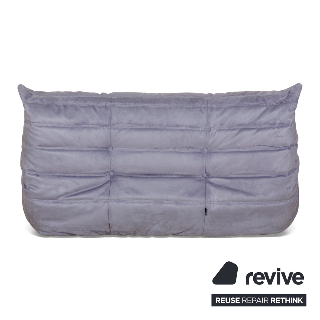 Ligne Roset Togo Fabric Two-Seater Grey Denver 391 Sofa Couch