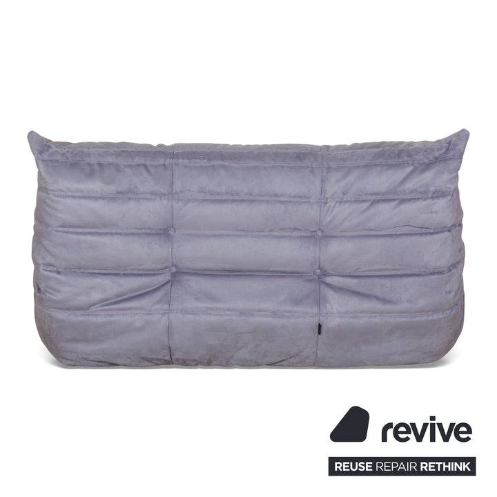 Ligne Roset Togo Fabric Two-Seater Grey Denver 391 Sofa Couch