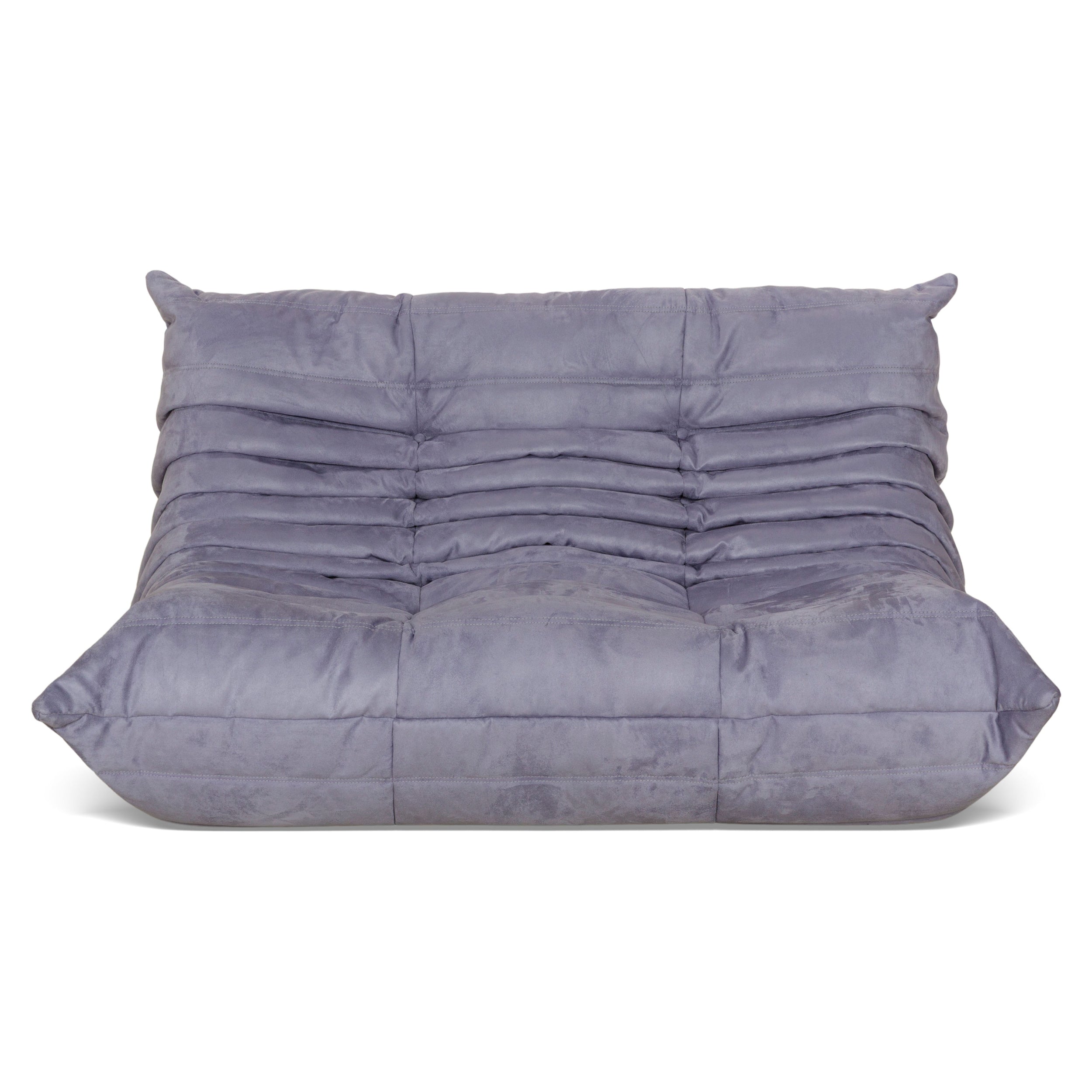 Canapé deux places en tissu Togo gris Denver 391 Ligne Roset