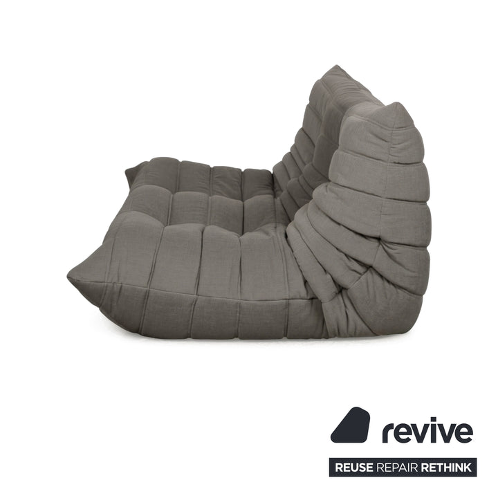 Ligne Roset Togo Stoff Zweisitzer Grau Neubezug