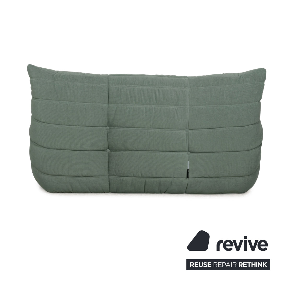 Ligne Roset Togo Stoff Zweisitzer Grün Mint Neubezug