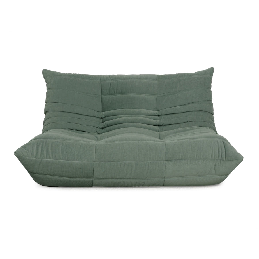 Ligne Roset Togo Stoff Zweisitzer Grün Mint Neubezug