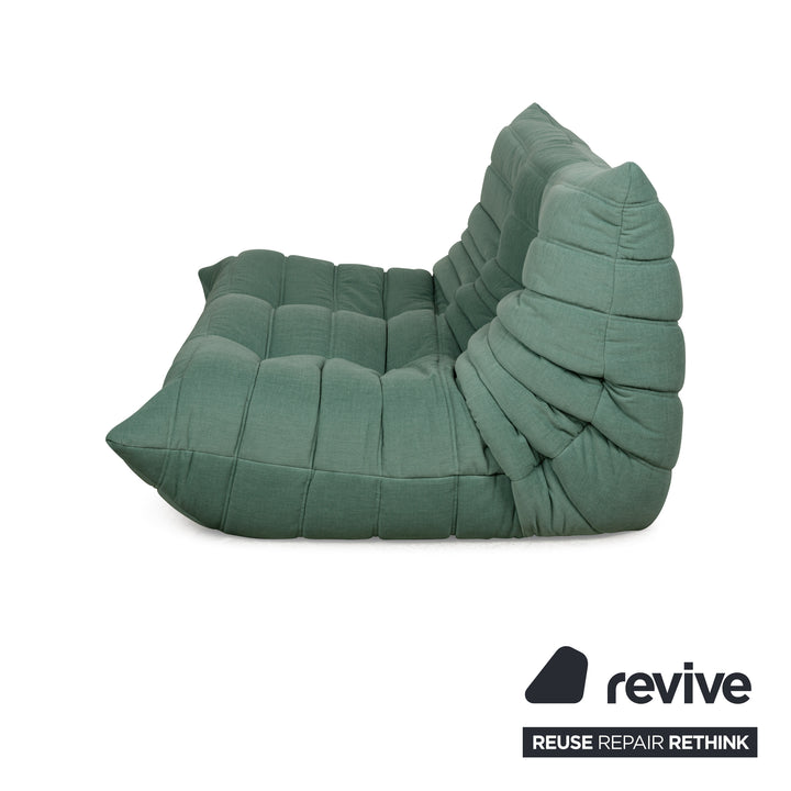 Ligne Roset Togo Stoff Zweisitzer Grün Neubezug