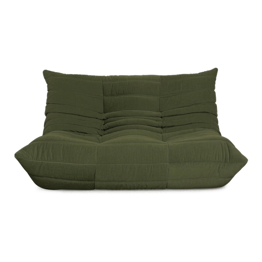 Ligne Roset Togo Stoff Zweisitzer Petrol Neubezug