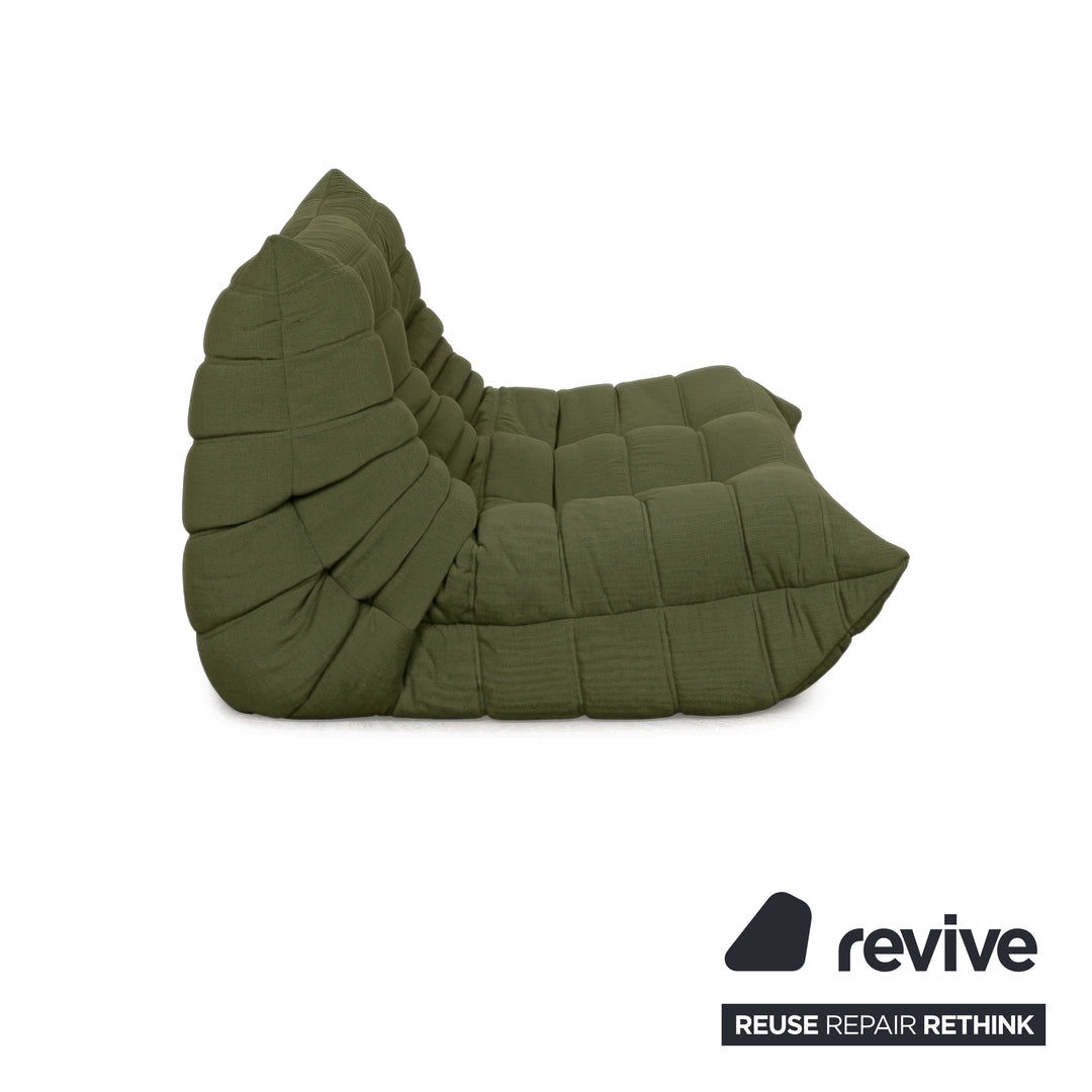 Ligne Roset Togo Stoff Zweisitzer Petrol Neubezug