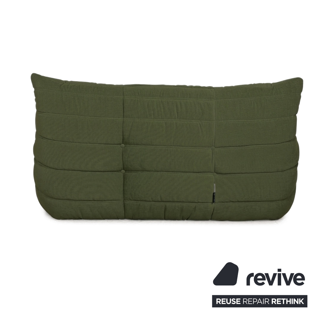 Ligne Roset Togo Stoff Zweisitzer Petrol Neubezug