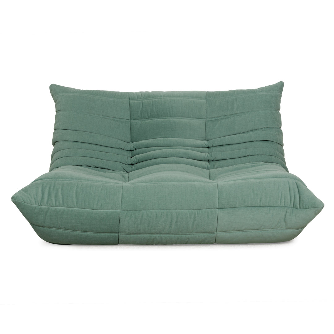 Ligne Roset Togo Stoff Zweisitzer Grün Neubezug