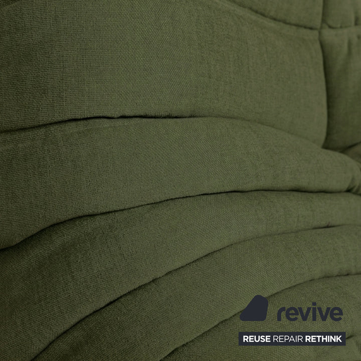 Ligne Roset Togo Stoff Zweisitzer Petrol Neubezug