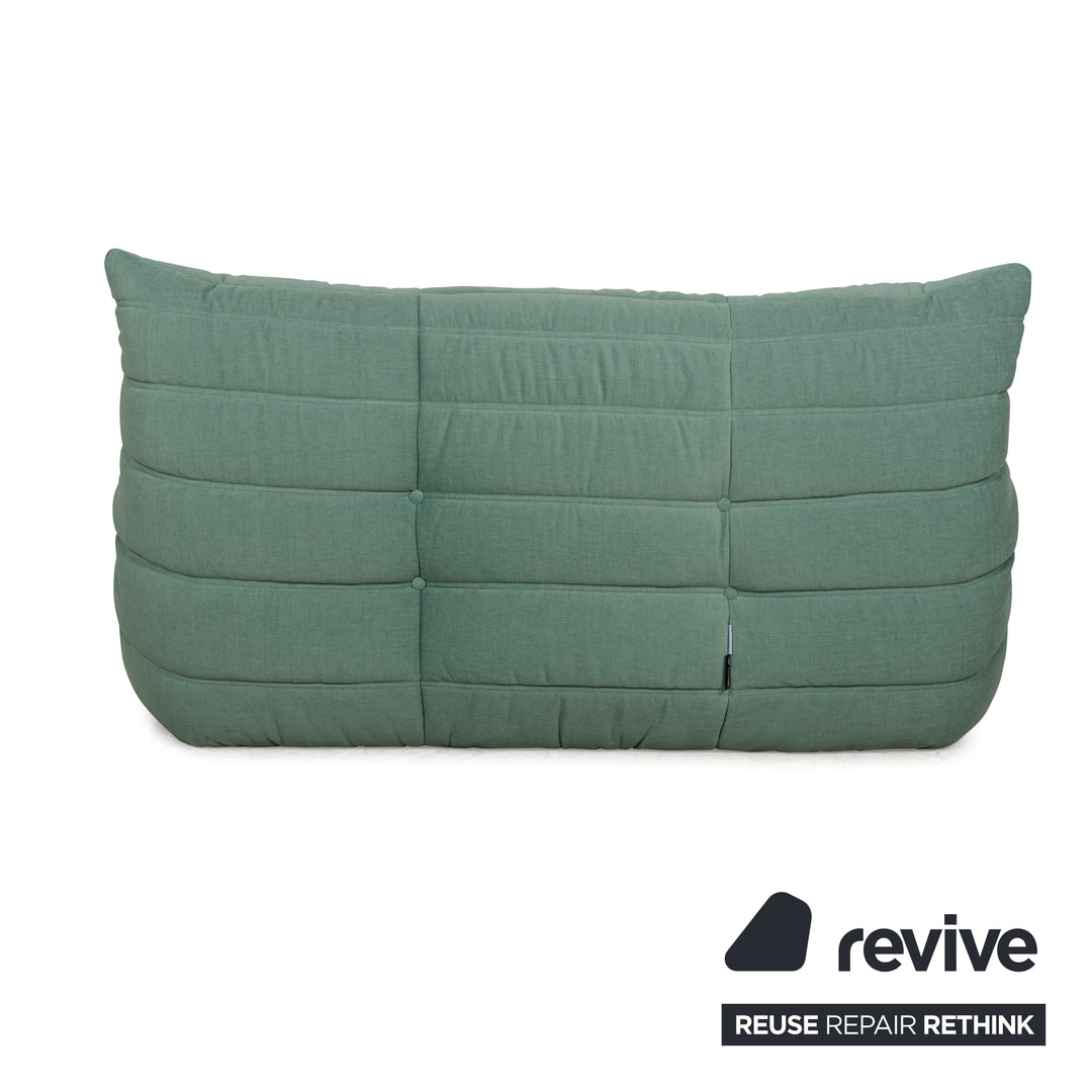 Ligne Roset Togo Stoff Zweisitzer Grün Neubezug
