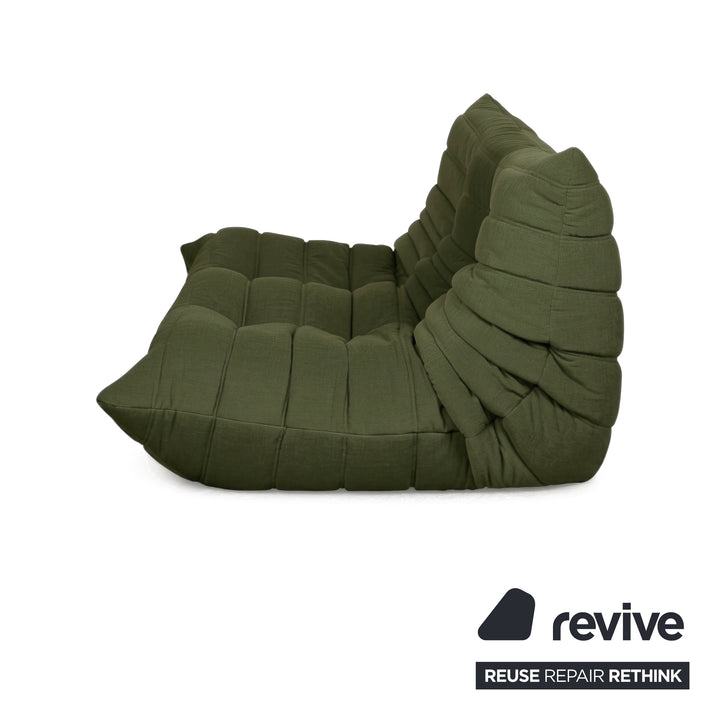 Ligne Roset Togo Stoff Zweisitzer Petrol Neubezug