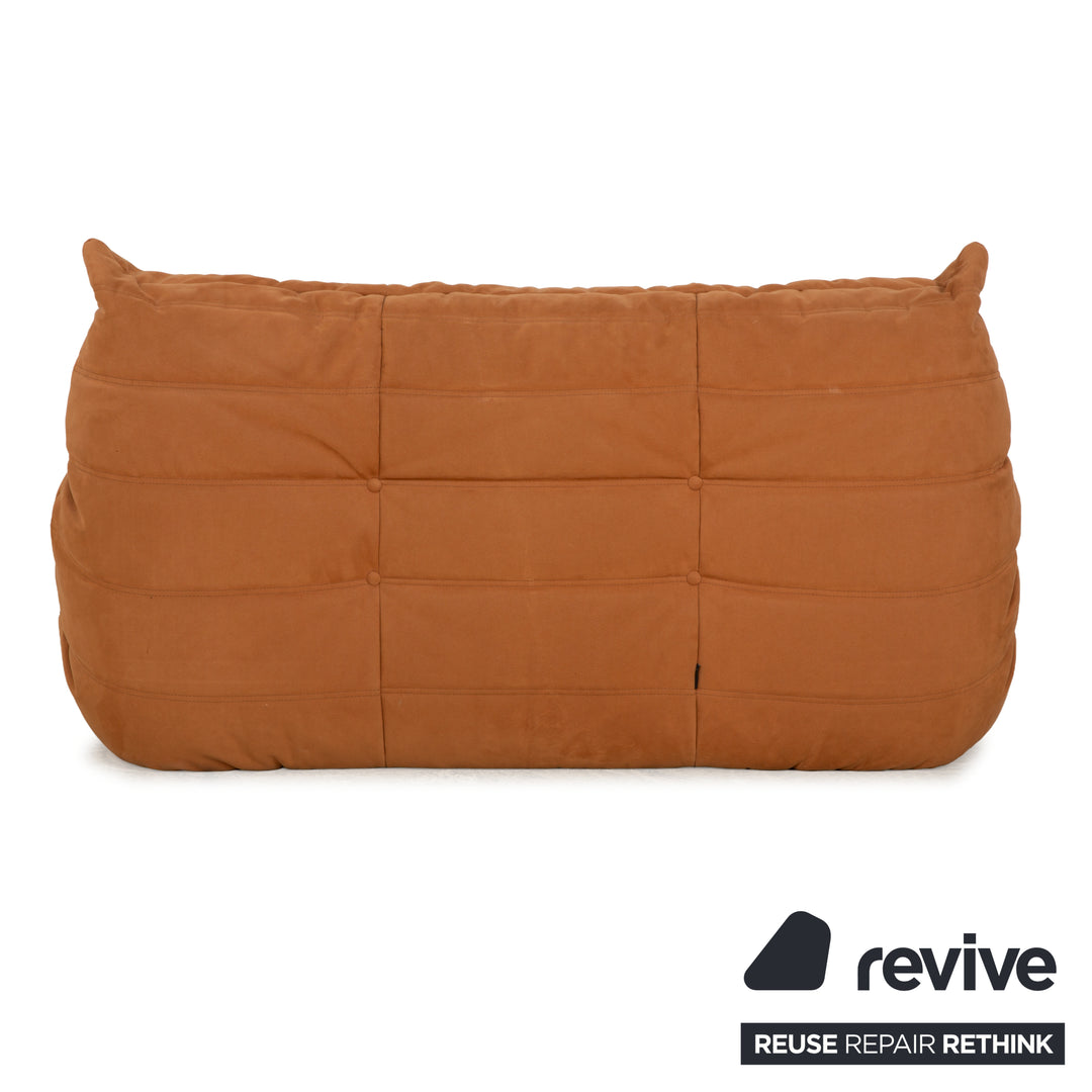 Ligne Roset Togo Stoff Zweisitzer Hellbraun Camel Sofa Couch