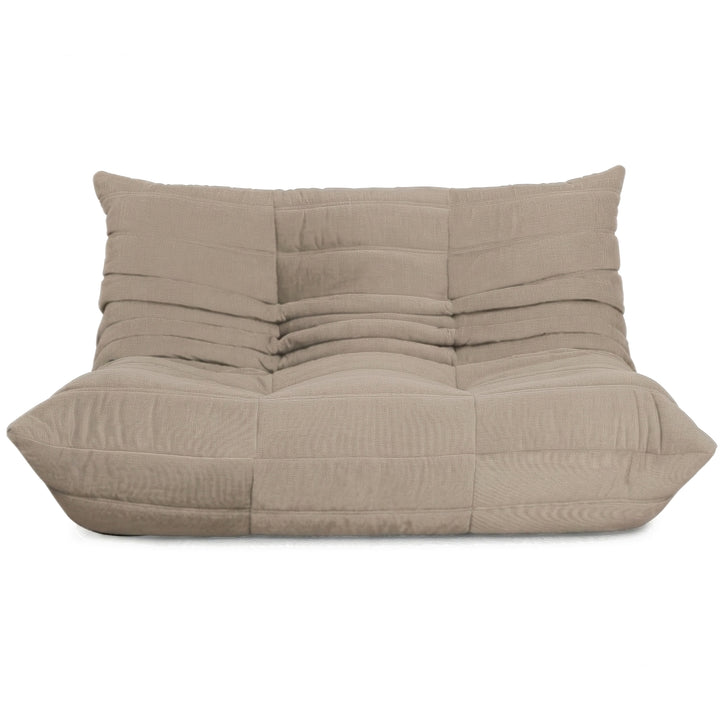 Ligne Roset Togo Stoff Zweisitzer Neubezug Taupe
