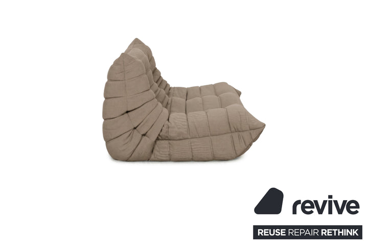 Ligne Roset Togo Stoff Zweisitzer Neubezug Taupe