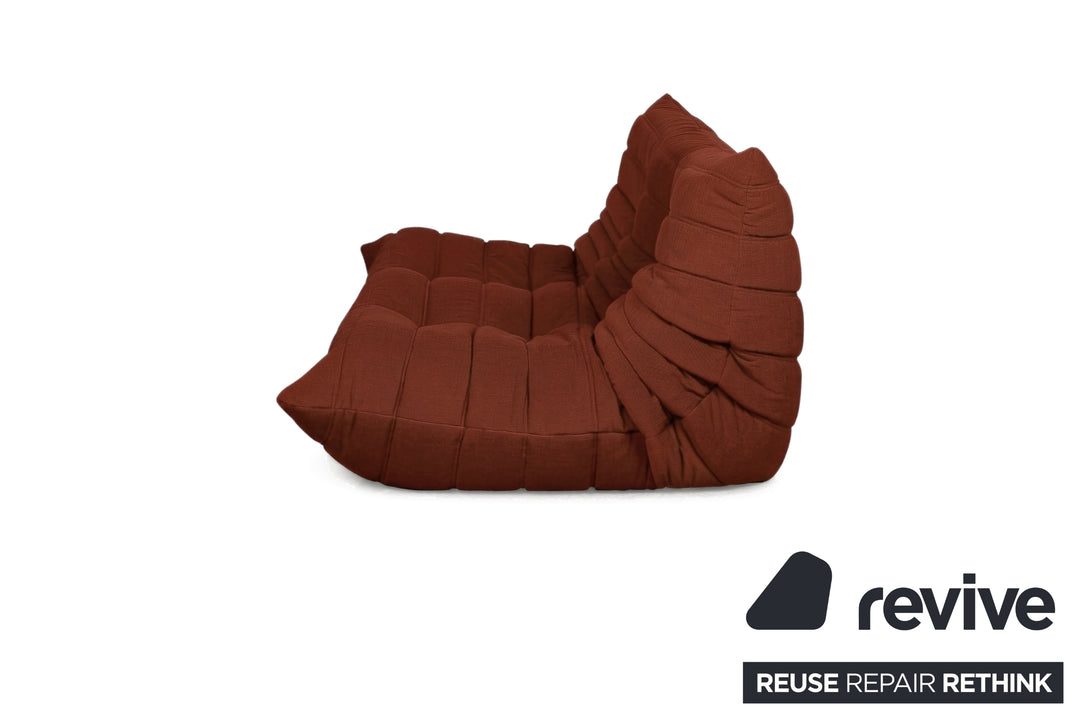 Ligne Roset Togo Stoff Zweisitzer Neubezug Terrakotta