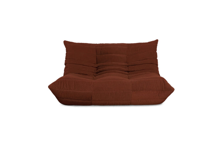 Ligne Roset Togo Stoff Zweisitzer Neubezug Terrakotta