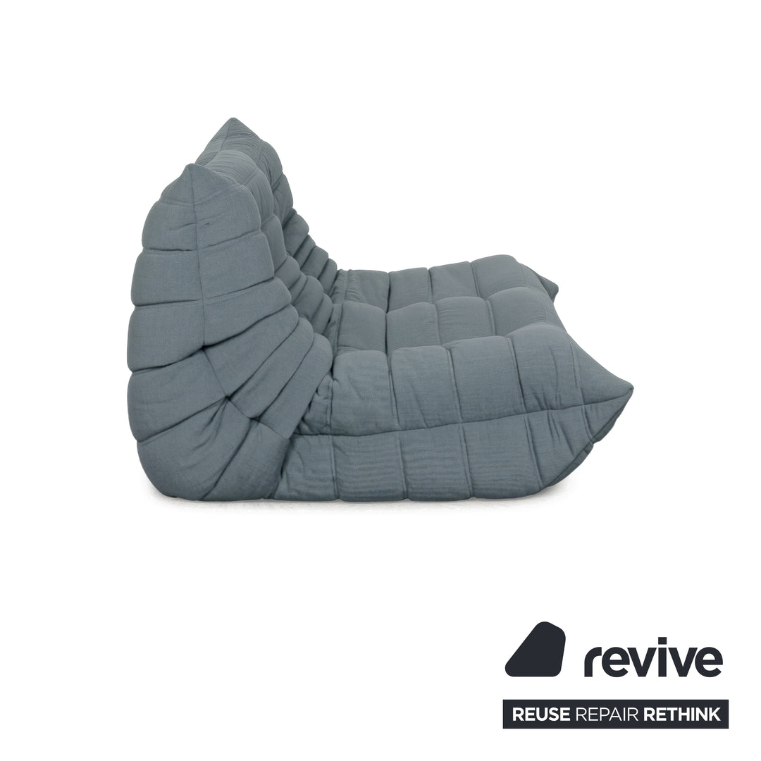 Ligne Roset Togo Stoff Zweisitzer Salbeigrün Neubezug