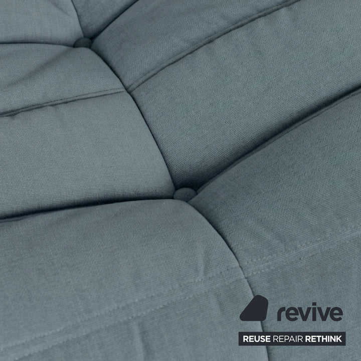 Ligne Roset Togo Stoff Zweisitzer Salbeigrün Neubezug