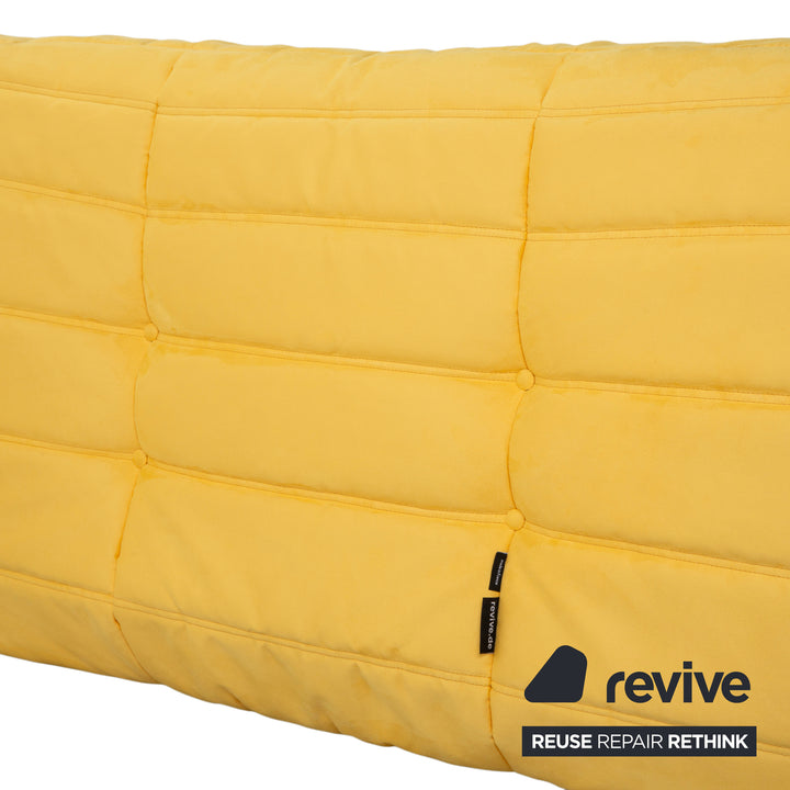 Ligne Roset Togo Zweisitzer Stoff Gelb Neubezug