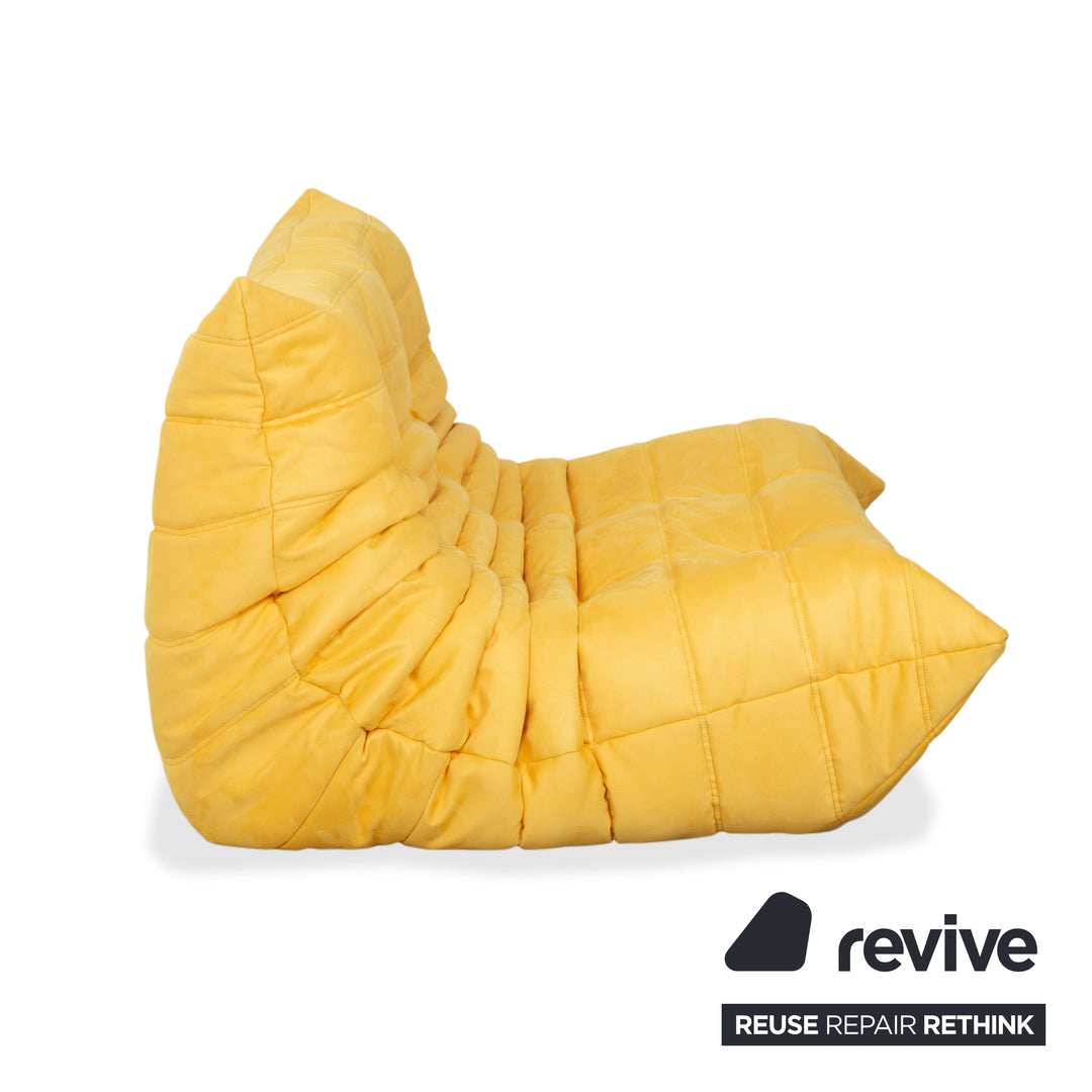 Ligne Roset Togo Zweisitzer Stoff Gelb Neubezug