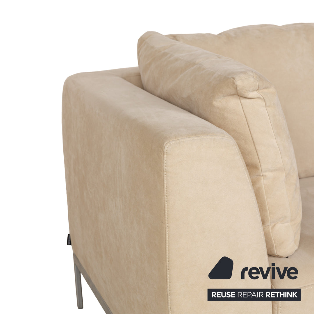 Ligne Roset Traversale Stoff Metall Liege Beige Silber