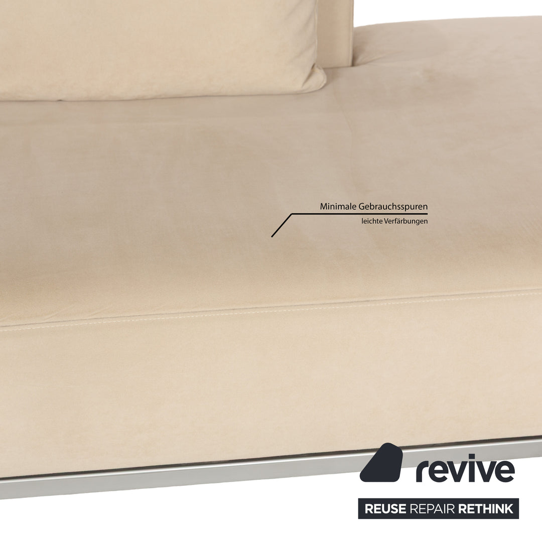 Ligne Roset Traversale Stoff Metall Liege Beige Silber