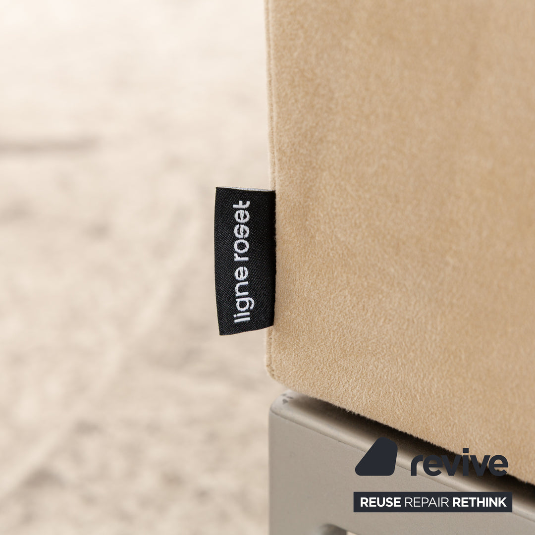 Ligne Roset Traversale Stoff Metall Liege Beige Silber