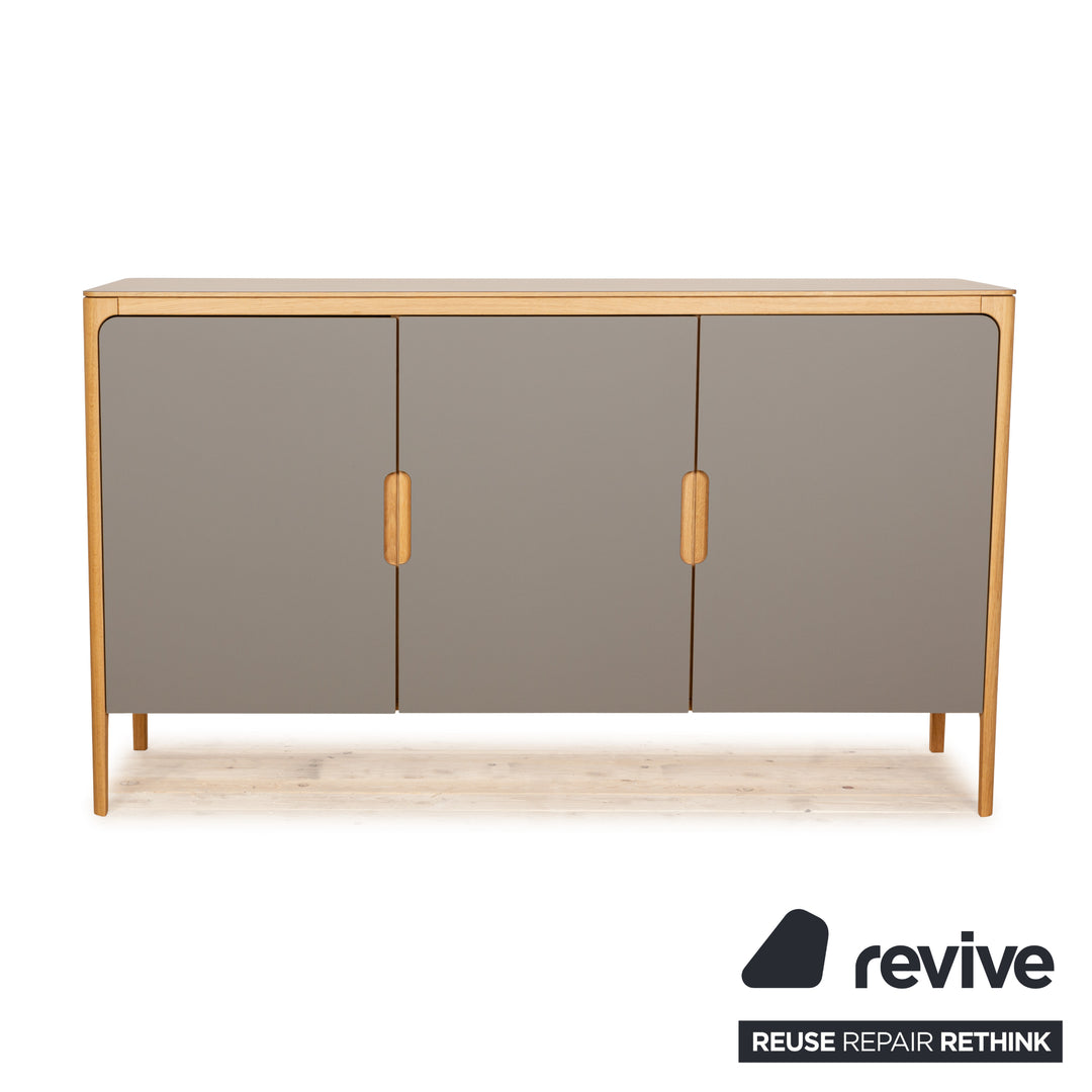 Linea-D Como Wooden Sideboard Gray Brown