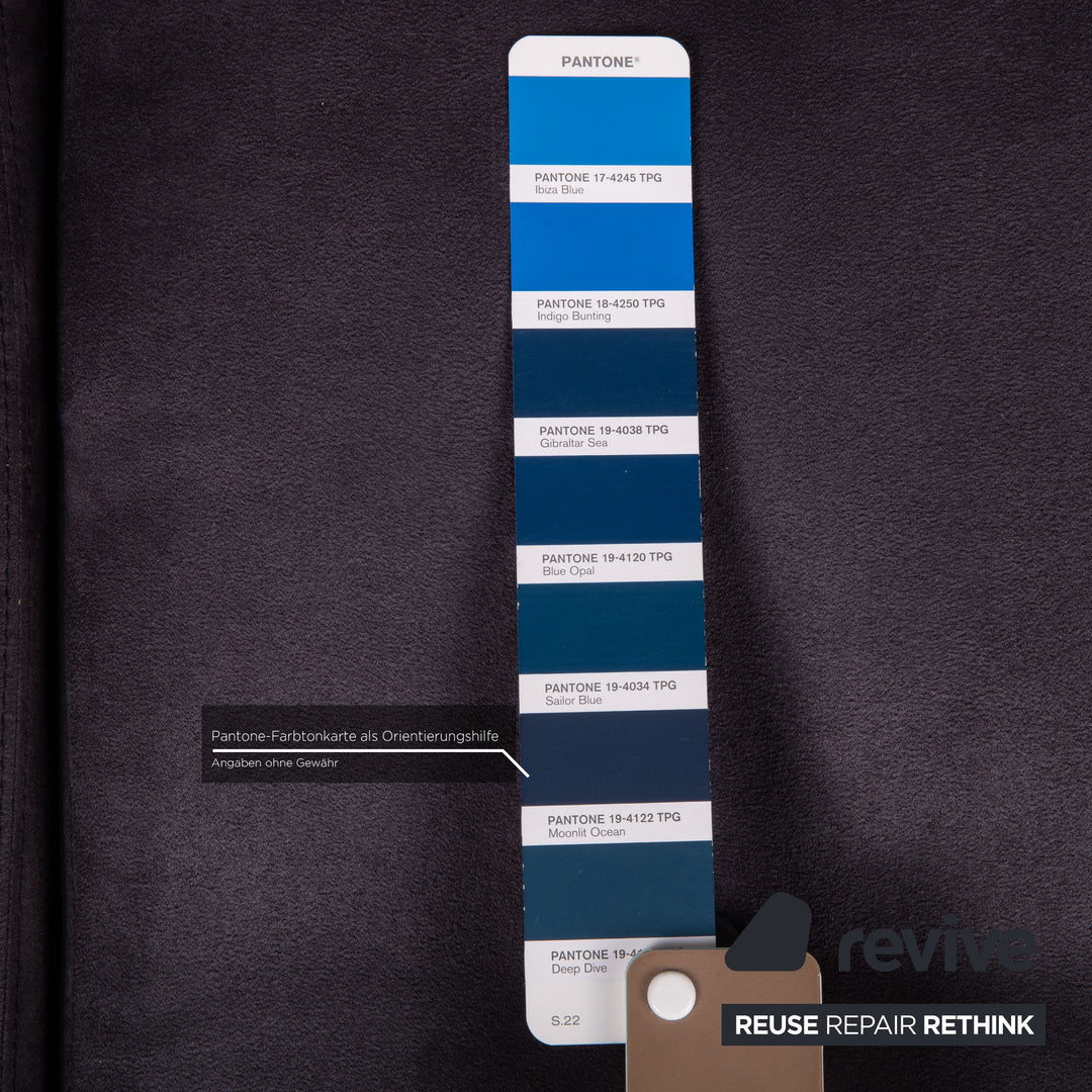 Luigi Sormani GS195 Fabric Sofa Gray Three Seater Daybed Couch