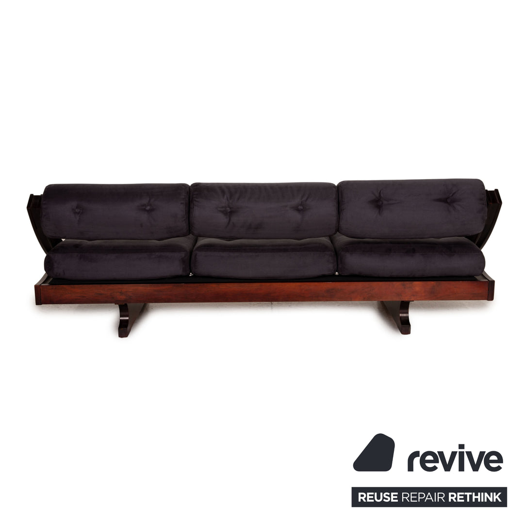 Luigi Sormani GS195 Fabric Sofa Gray Three Seater Daybed Couch