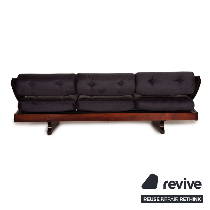 Luigi Sormani GS195 Fabric Sofa Gray Three Seater Daybed Couch