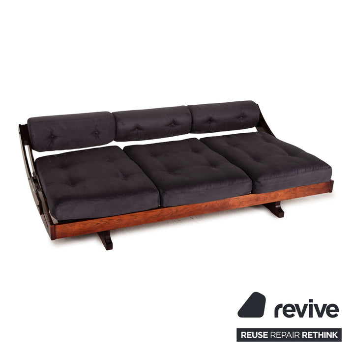 Luigi Sormani GS195 Fabric Sofa Gray Three Seater Daybed Couch