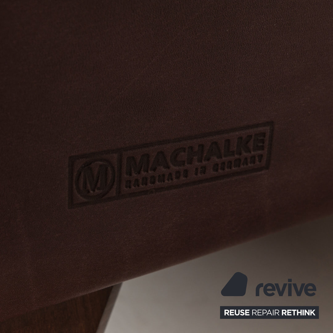 Machalke Amadeo Leather Two-Seater Brown Sofa Couch