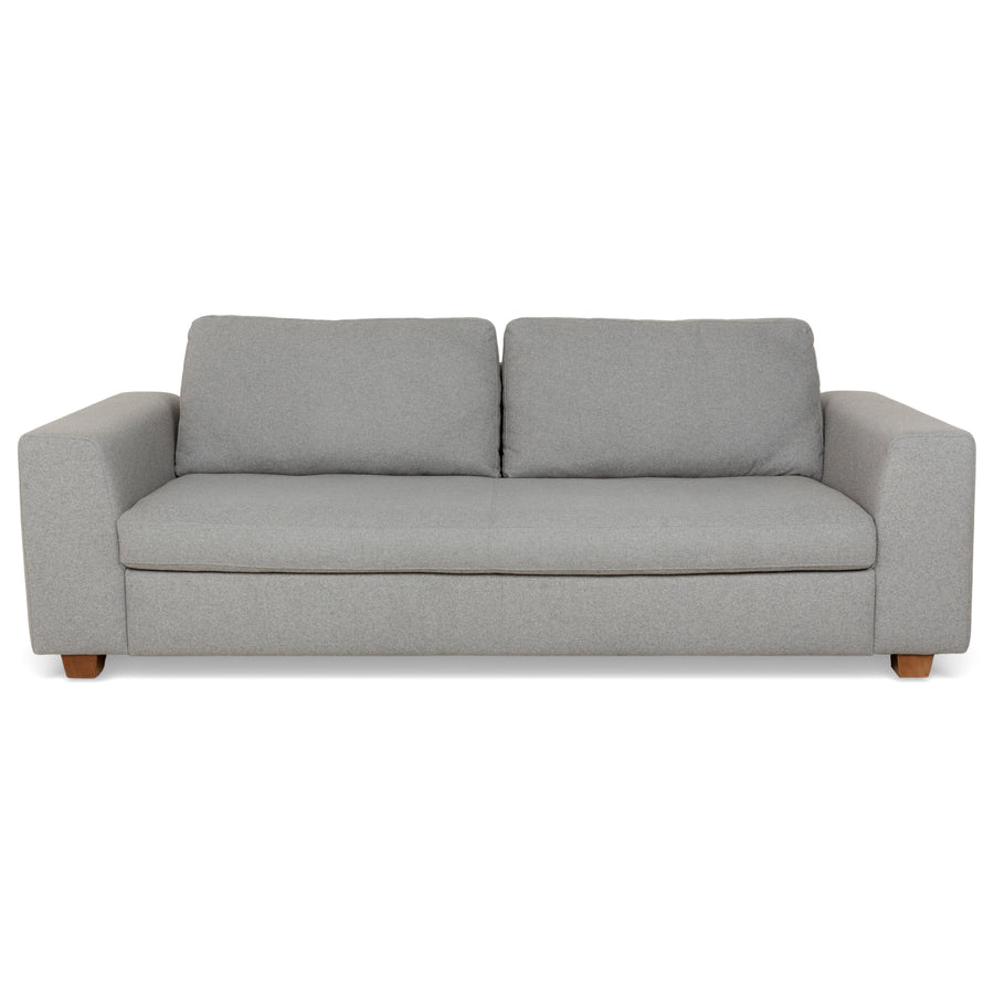 Machalke Dreisitzer Stoff Grau Sofa Couch