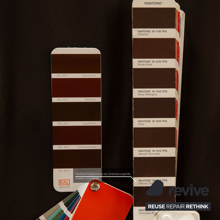 Machalke Loveseat Leder Sessel Braun Vintage