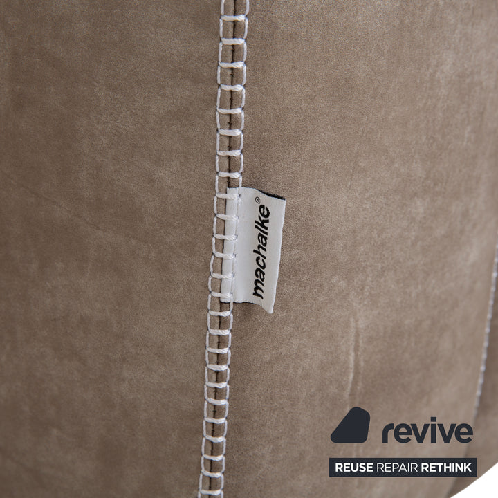 Machalke Valentino Leder 2x Sessel Grau