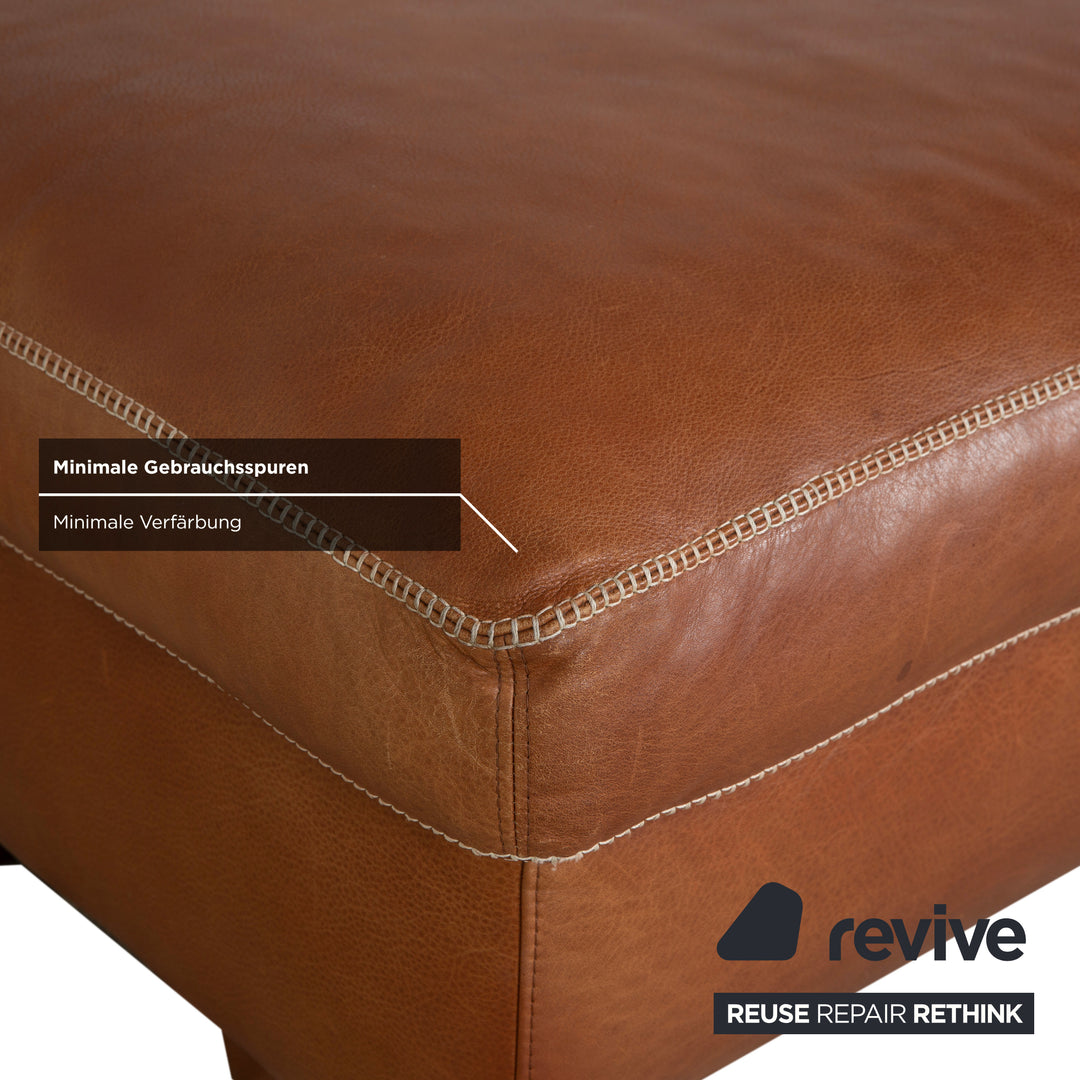 Machalke Valentino Leather Stool Brown