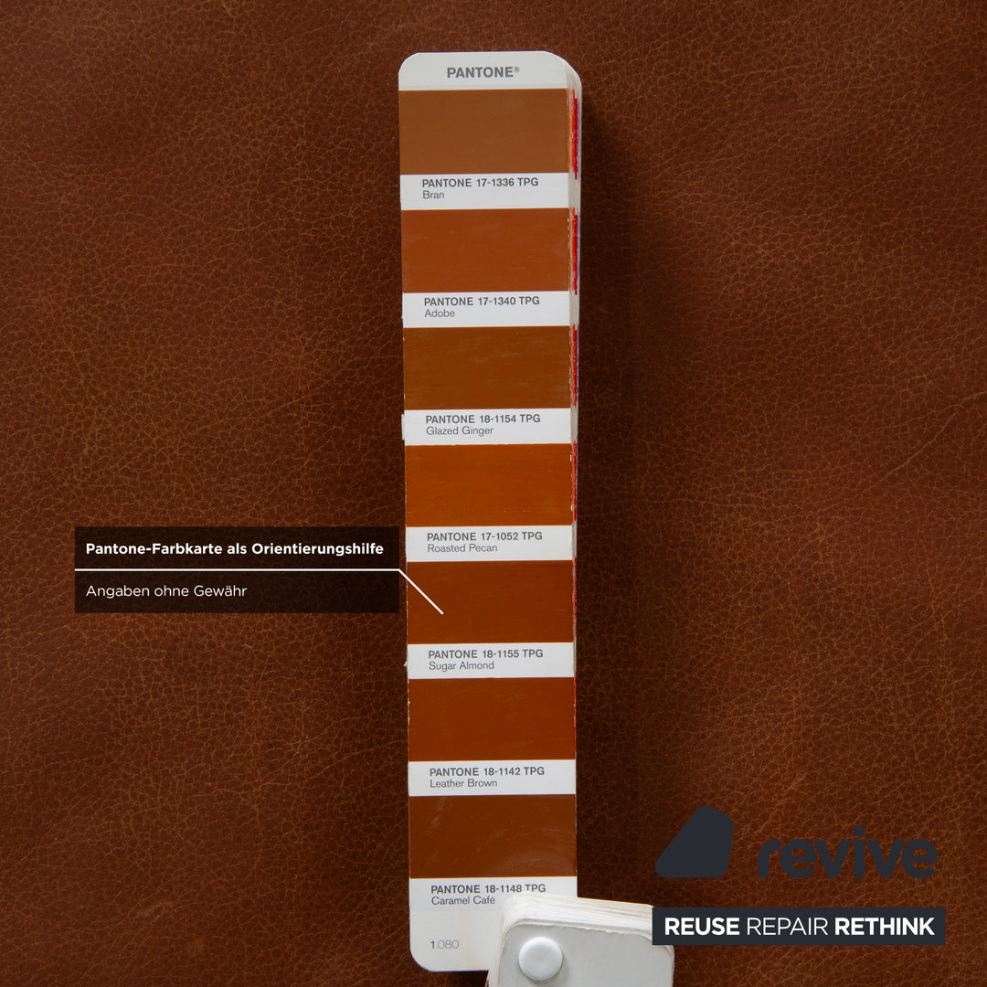 Machalke Valentino Leather Stool Brown