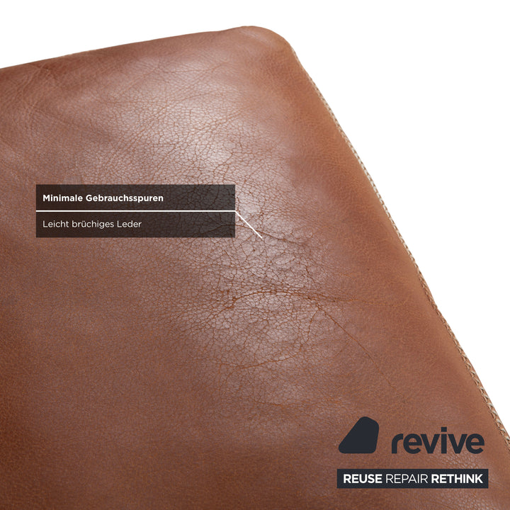 Machalke Valentino Leather Stool Brown